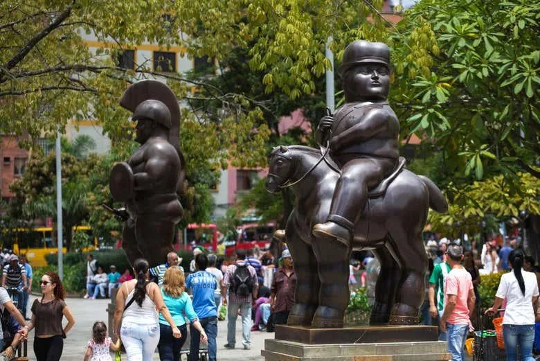Plaza Botero en Medellín